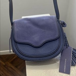 Mini suki crossbody bag. Color: azure